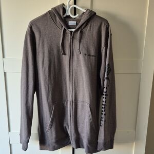 Columbia Charcoal Full-Zip Hoodie